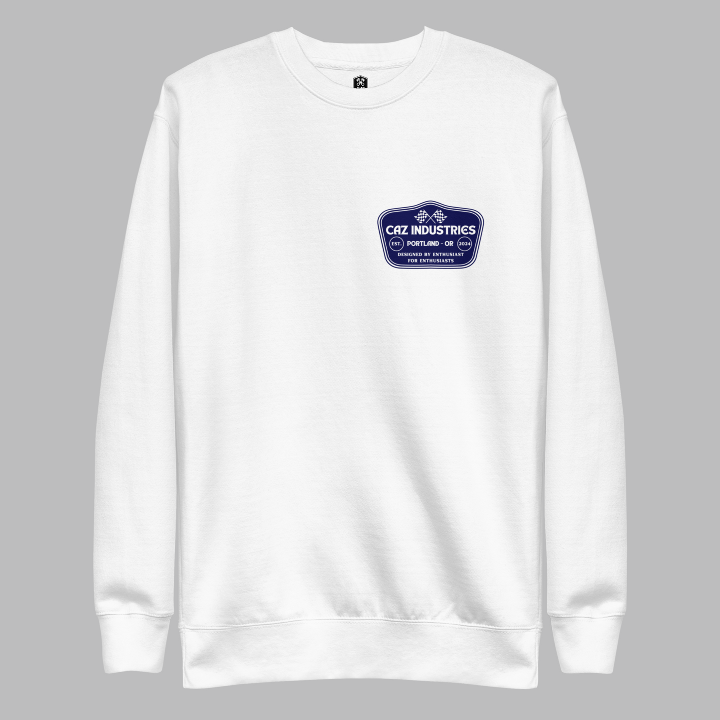 Blue Sign - Designed by Enthusiast for Enthusiasts - Crewneck