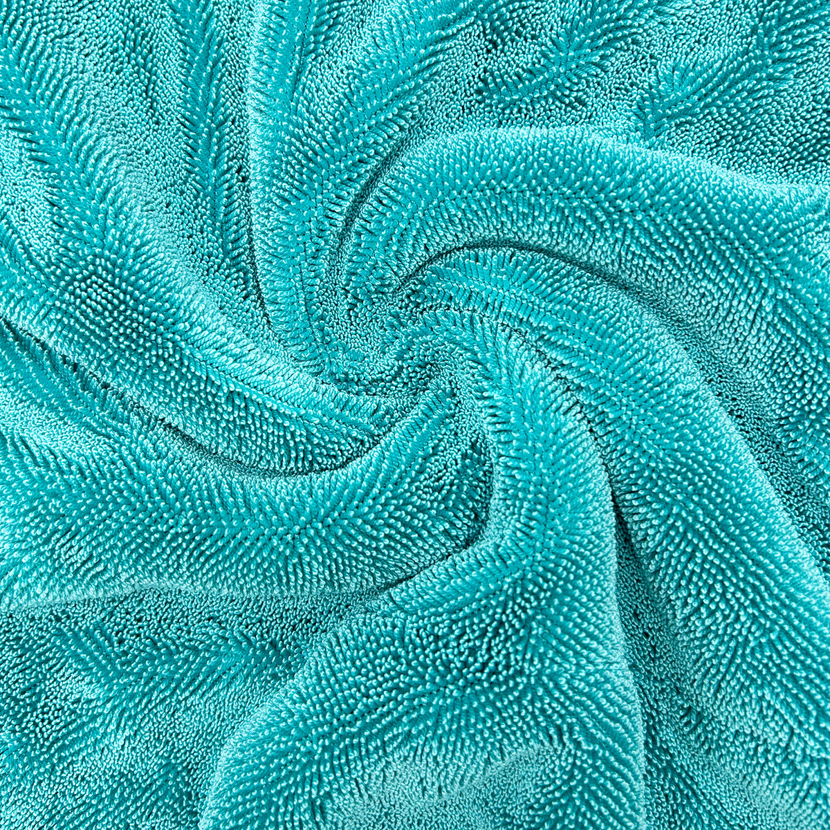 Microfiber Drying Towels (2-Pack) – 1400 GSM Twisted Loop, Large 24"×36" + Medium 16"×24"