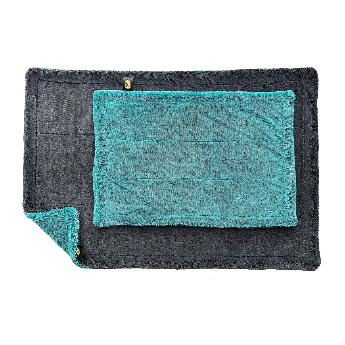 Microfiber Drying Towels (2-Pack) – 1400 GSM Twisted Loop, Large 24"×36" + Medium 16"×24"